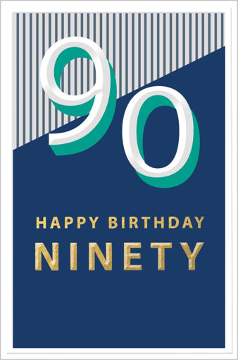 Picture of NINETY BIRTHDAY CARD